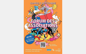 Forum des associations Samedi 9 Septembre 2023 