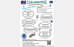 Réinscriptions et Inscriptions Saison 2025/2026